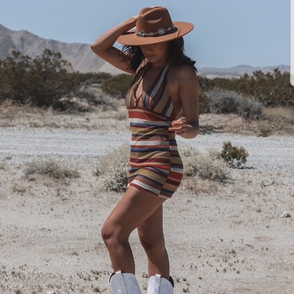 Dresses & Skirts - 🌞🐚Summer Collection//Crochet Halter mini dress
